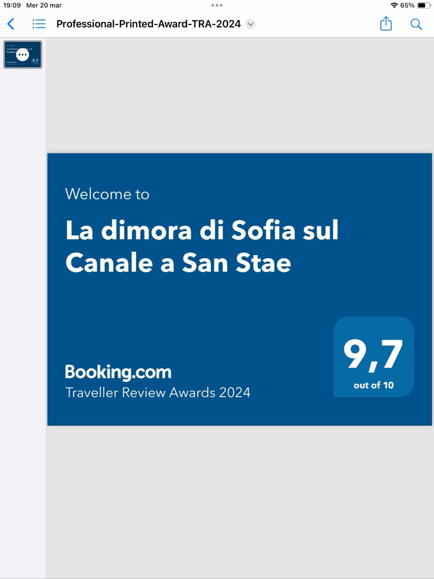 La Dimora Di Sofia Sul Canale A San Stae Veneza